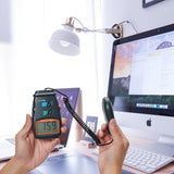 Digital Luxmeter Digital Illuminance Light Meter Luxmeter with LCD Display 0-50,000 Lux Range (with 9V Battery) LX-1010B