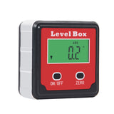 Backlight Digital Level Box Protractor Angle Finder Gauge Bevel Gage Inclinometer with Aluminium Framework Magnetic Base Saw Electronic Finding