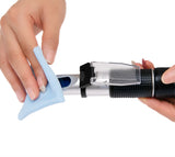 Refractometer for Grape Wine Brewing, 0-40% Brix & 0-25% vol Alcohol Dual Scale with ATC, Measuring Sugar Content in Original Grape Juice and Predicting Wine Alcohol Degree