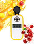 Refractometer Digital Coffee Sugar Concentration Meter Brix with BRIX / TDS Dual Scale Display Temperature Compensation Function Multifunction for the Food Industry and Agricultural Juice Fruit Portable Refractomer