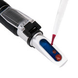 Refractometer for Grape Wine Brewing, 0-40% Brix & 0-25% vol Alcohol Dual Scale with ATC, Measuring Sugar Content in Original Grape Juice and Predicting Wine Alcohol Degree
