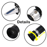 Refractometer for Grape Wine Brewing, 0-40% Brix & 0-25% vol Alcohol Dual Scale with ATC, Measuring Sugar Content in Original Grape Juice and Predicting Wine Alcohol Degree