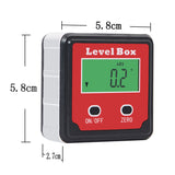 Backlight Digital Level Box Protractor Angle Finder Gauge Bevel Gage Inclinometer with Aluminium Framework Magnetic Base Saw Electronic Finding