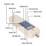 HF-500N Digital Force Gauge Push and Pull Dynamometer Portable Tester High Precision LCD Measuring Instruments Thrust Pressure Meter (HF-500N)