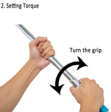 1/2-Inch Torque Wrench Drive Click Adjustable (45-255 ft.-lb./65-350 Nm) Range