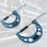 Beslands External Micrometer Set of 4, Outside Metric Micrometer(0-25mm;25-50mm;50-75mm;75-100mm), 0.01mm Graduation Precision Measuring Calipers