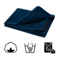 Pet Heating Pad for Cat Dog Electric Waterproof Indoor Heated Blue Mat Auto Constant Temperature Chew Resistant Cord and Removable Cover (15.8"x11.8")